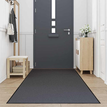 Vidaxl deurmat 115x300 cm antracietkleurig