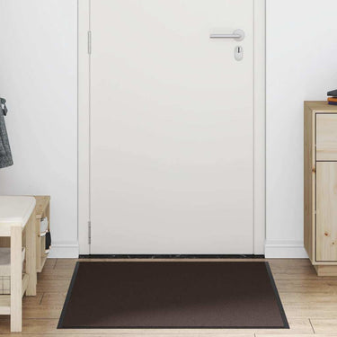 Vidaxl deurmat 90x120 cm bruin