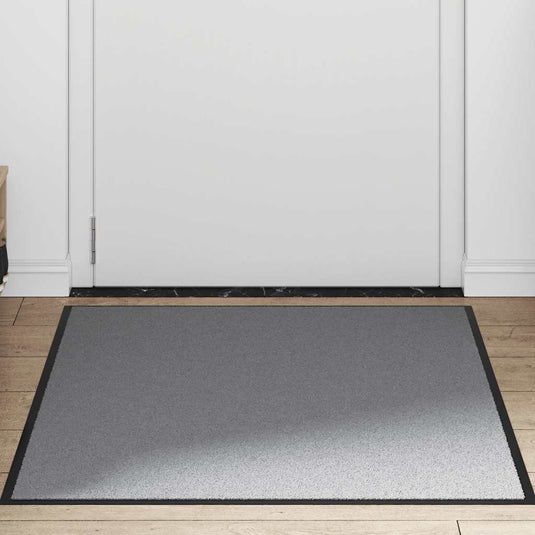 Vidaxl deurmat 90x120 cm grijs