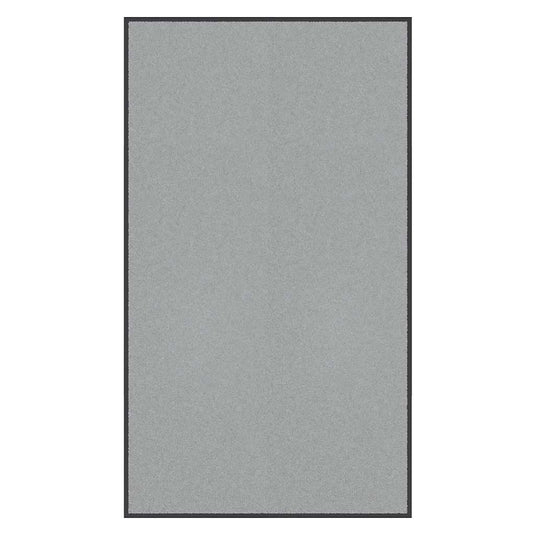 Vidaxl deurmat 115x200 cm grijs