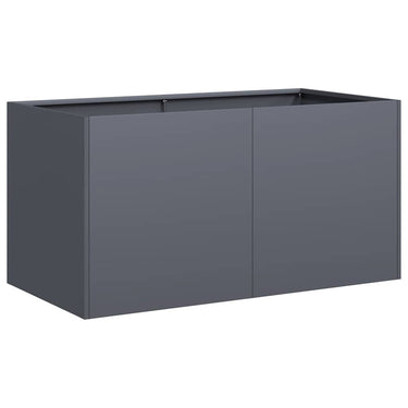 Vidaxl plantenbak 80x40x40 cm koudgewalst staal antracietkleurig