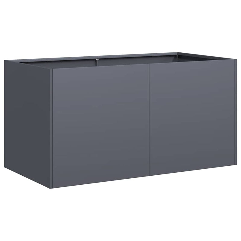 Load image into Gallery viewer, Vidaxl plantenbak 80x40x40 cm koudgewalst staal antracietkleurig
