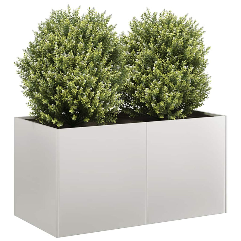 Load image into Gallery viewer, Vidaxl plantenbak 80x40x40 cm roestvrij staal
