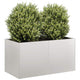 Vidaxl plantenbak 80x40x40 cm roestvrij staal