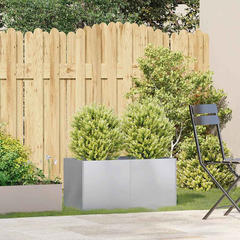Load image into Gallery viewer, Vidaxl plantenbak 80x40x40 cm gegalvaniseerd staal

