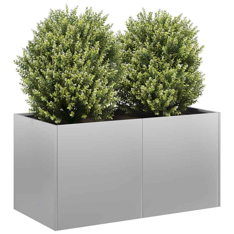Load image into Gallery viewer, Vidaxl plantenbak 80x40x40 cm gegalvaniseerd staal
