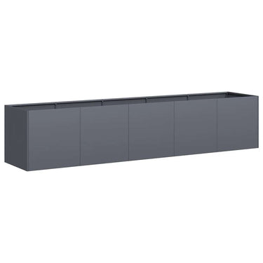 Vidaxl plantenbak antraciet 200x40x40 cm koudgewalst staal