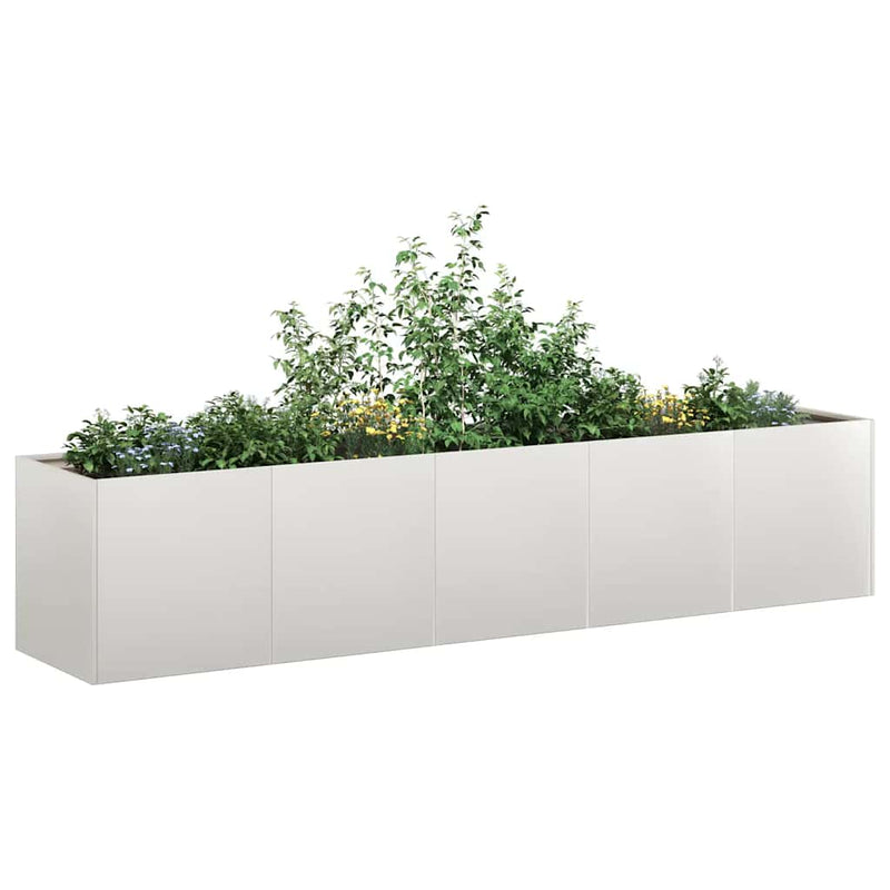 Load image into Gallery viewer, Vidaxl plantenbak 200x40x40 cm roestvrij staal
