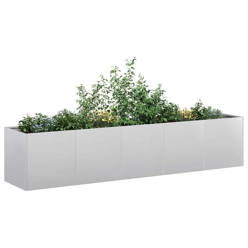 Load image into Gallery viewer, Vidaxl plantenbak 200x40x40 cm gegalvaniseerd staal

