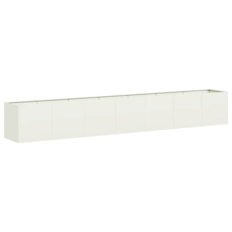Load image into Gallery viewer, Vidaxl plantenbak 280x40x40 cm koudgewalst staal wit
