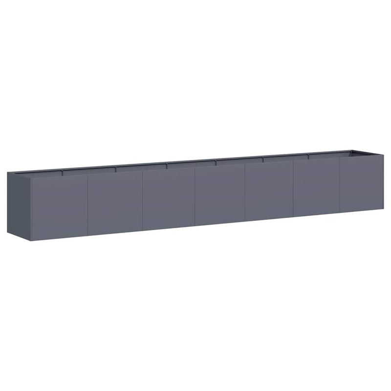 Load image into Gallery viewer, Vidaxl plantenbak 280x40x40 cm koudgewalst staal antracietkleurig
