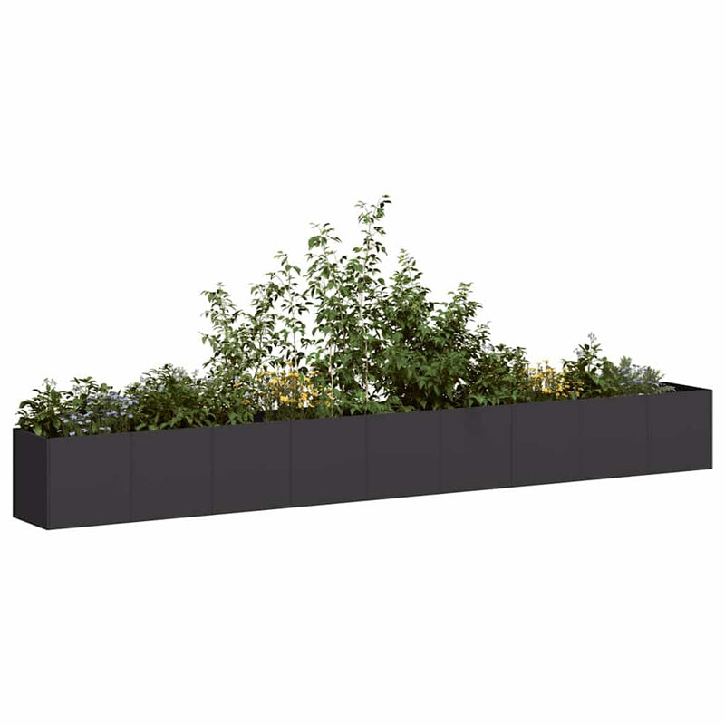 Load image into Gallery viewer, Vidaxl plantenbak 360x40x40 cm koudgewalst staal zwart
