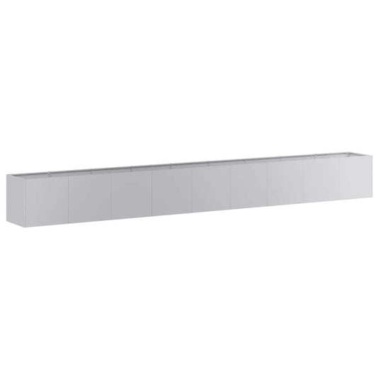 Vidaxl plantenbak 360x40x40 cm gegalvaniseerd staal