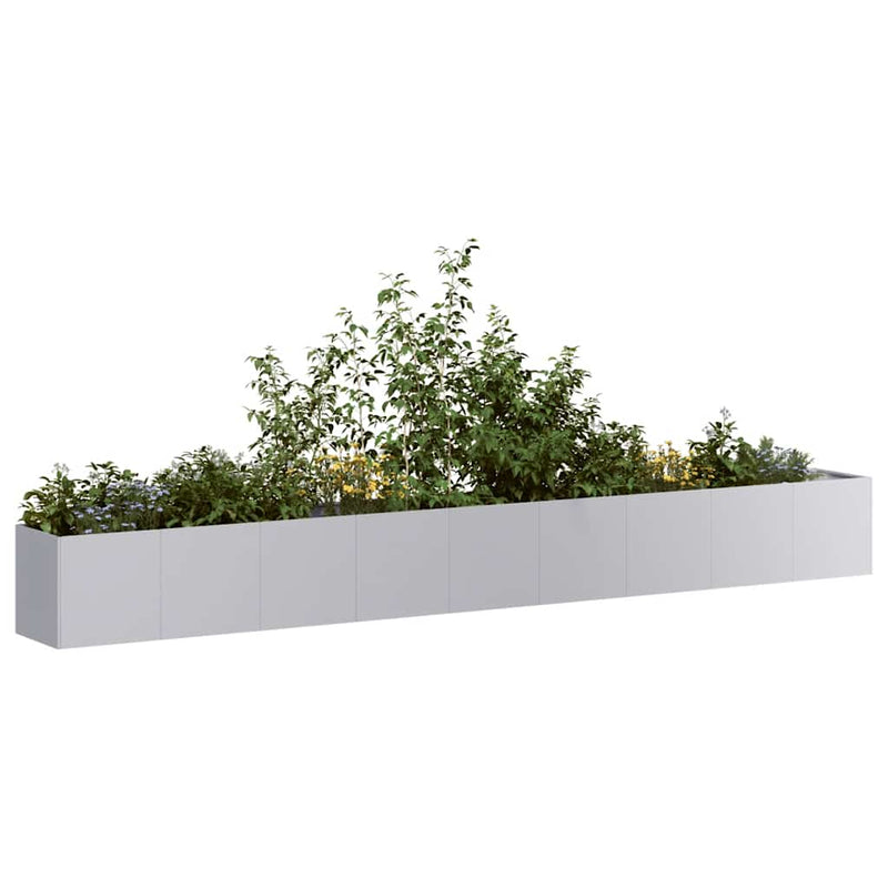Load image into Gallery viewer, Vidaxl plantenbak 360x40x40 cm gegalvaniseerd staal
