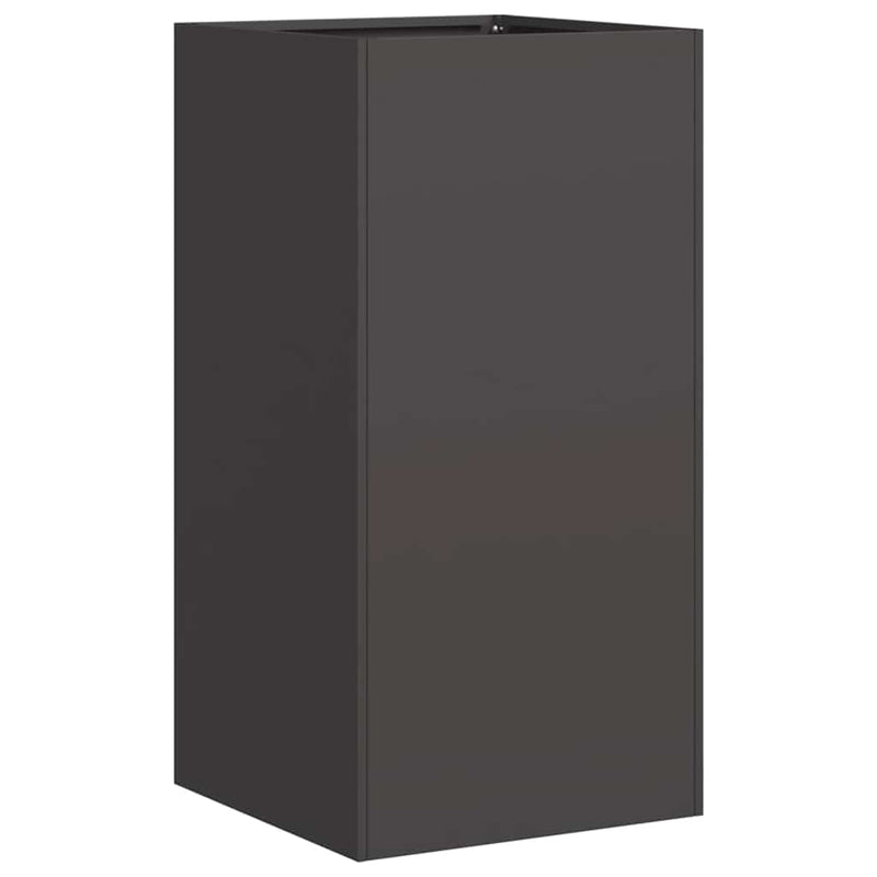 Load image into Gallery viewer, Vidaxl plantenbak 40x40x80 cm koudgewalst staal zwart
