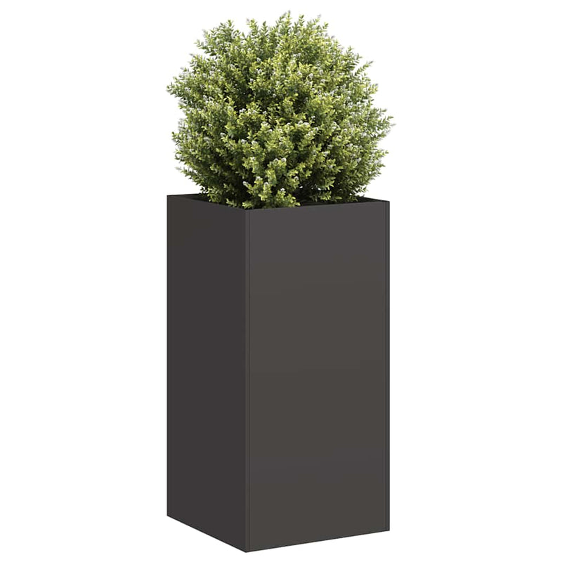 Load image into Gallery viewer, Vidaxl plantenbak 40x40x80 cm koudgewalst staal zwart
