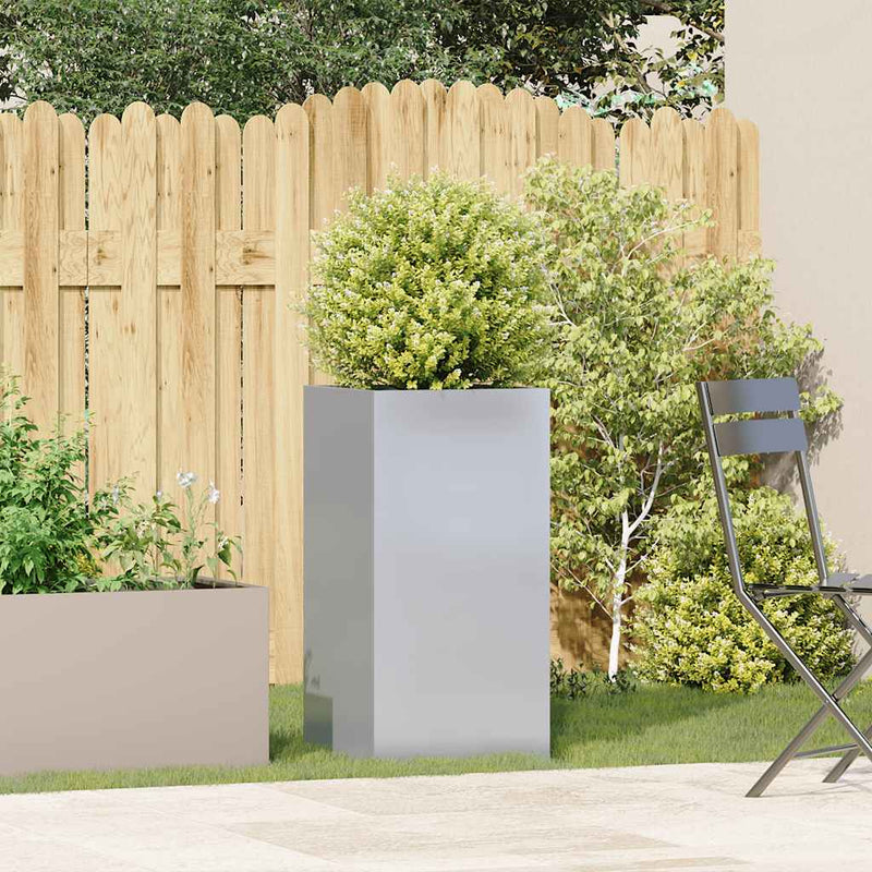 Load image into Gallery viewer, Vidaxl plantenbak 40x40x80 cm gegalvaniseerd staal

