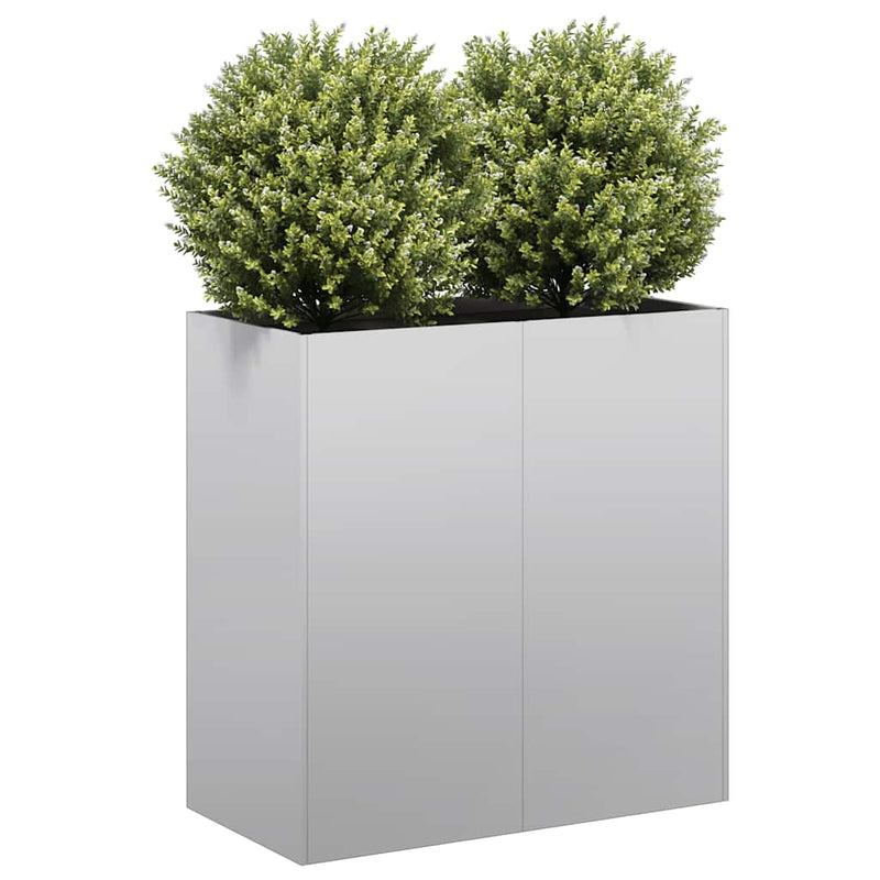 Load image into Gallery viewer, Vidaxl plantenbak 80x40x80 cm gegalvaniseerd staal

