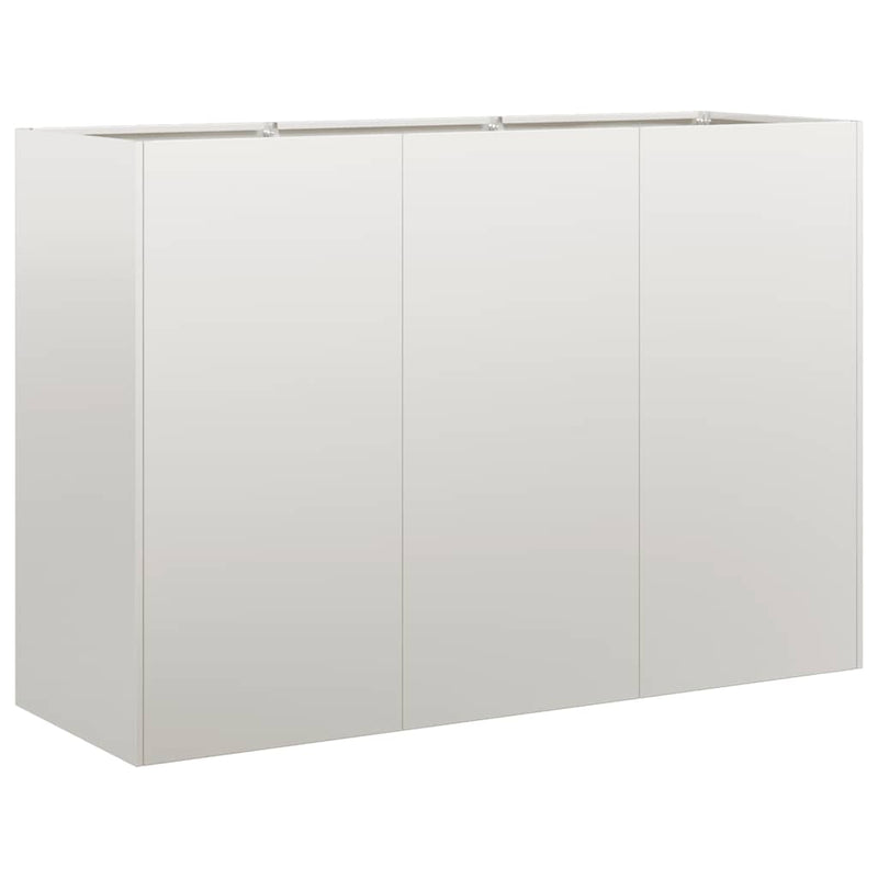 Load image into Gallery viewer, Vidaxl plantenbak 120x40x80 cm roestvrij staal
