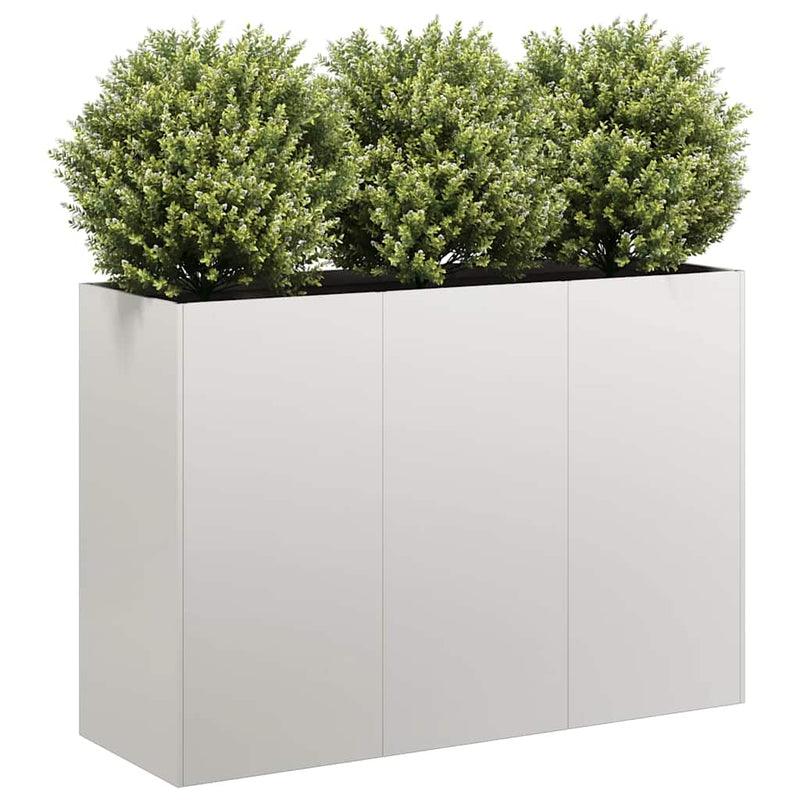 Load image into Gallery viewer, Vidaxl plantenbak 120x40x80 cm roestvrij staal
