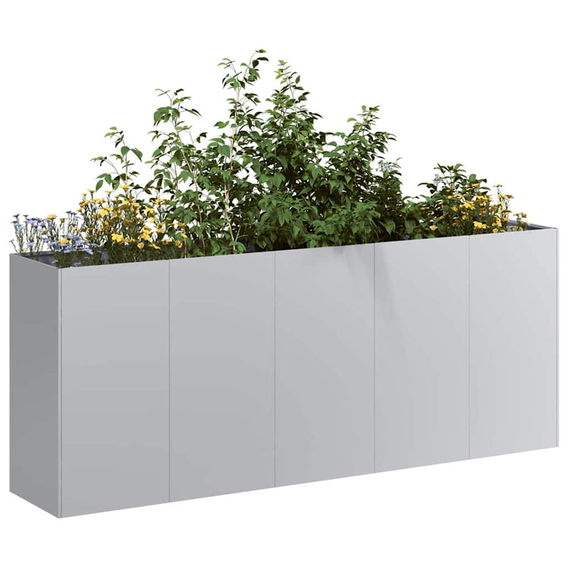 Load image into Gallery viewer, Vidaxl plantenbak 200x40x80 cm gegalvaniseerd staal
