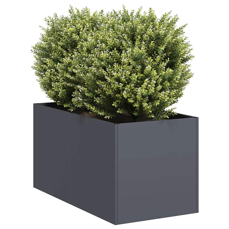 Load image into Gallery viewer, Vidaxl plantenbak 40x80x40 cm koudgewalst staal antracietkleurig
