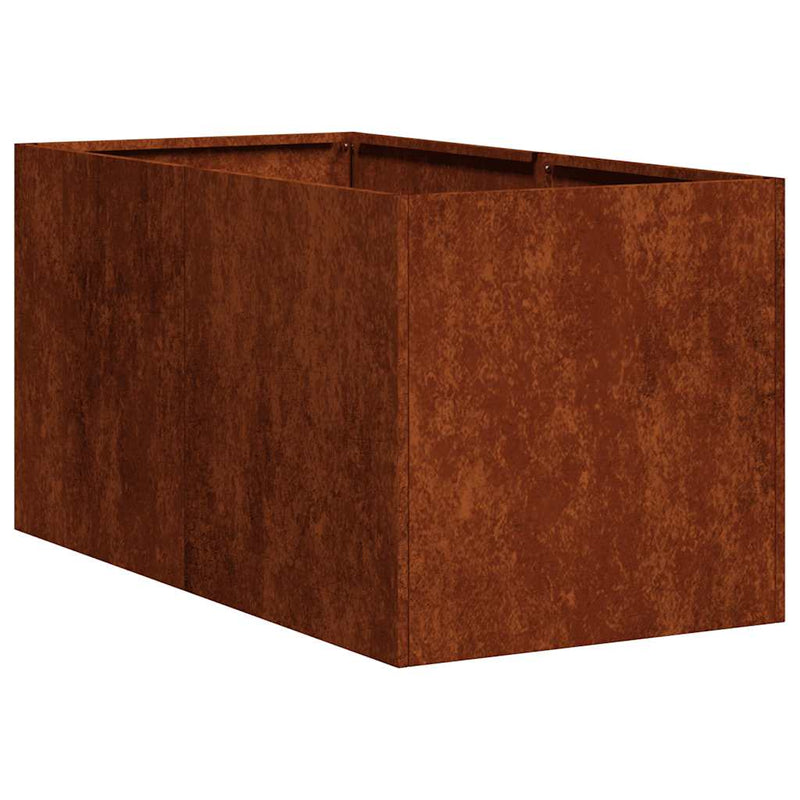 Load image into Gallery viewer, Vidaxl plantenbak roestig 40x80x40 cm weervast staal
