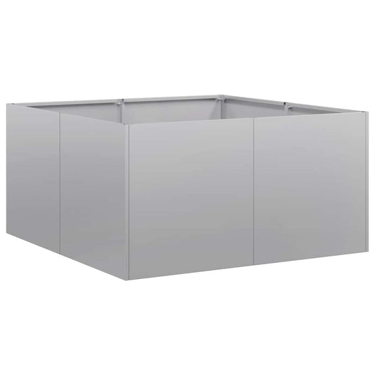 Vidaxl plantenbak 80x80x40 cm gegalvaniseerd staal