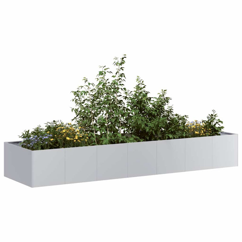 Load image into Gallery viewer, Vidaxl plantenbak 280x80x40 cm gegalvaniseerd staal
