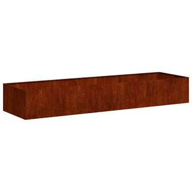 Vidaxl plantenbak roestig 280x80x40 cm weervast staal