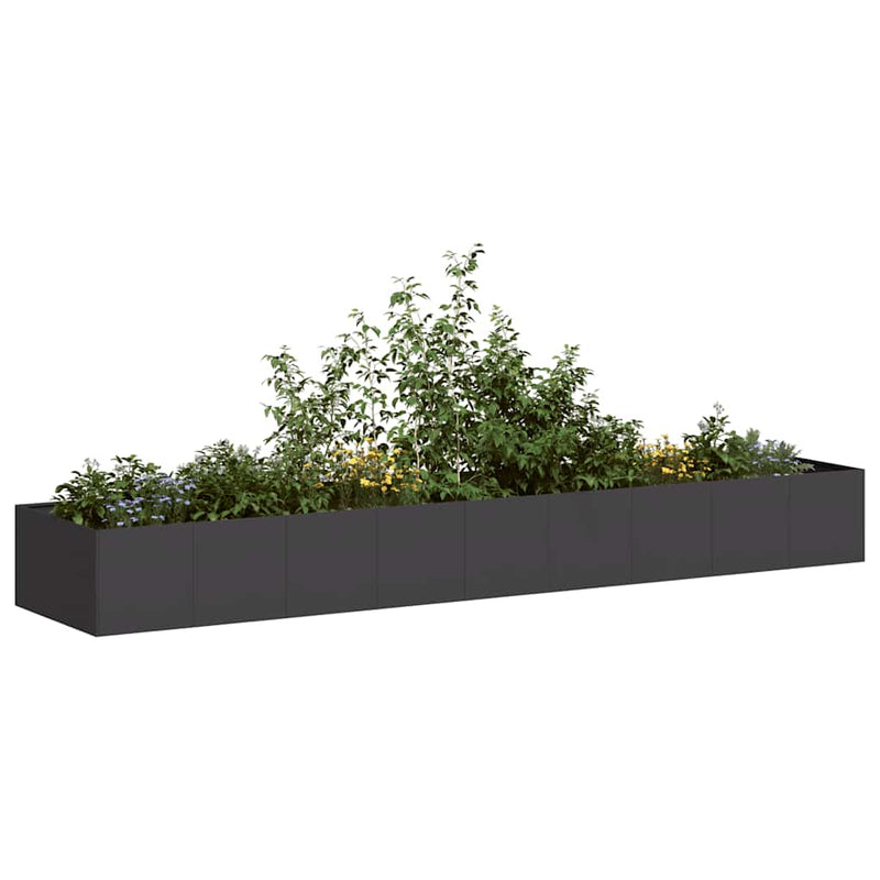 Load image into Gallery viewer, Vidaxl plantenbak 360x80x40 cm staal zwart
