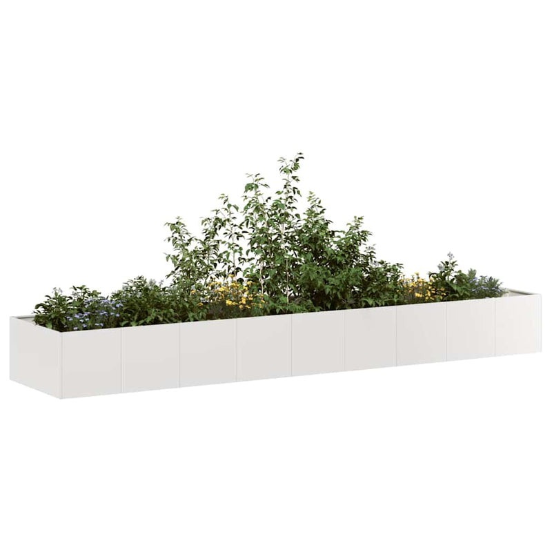 Load image into Gallery viewer, Vidaxl plantenbak 360x80x40 cm roestvrij staal
