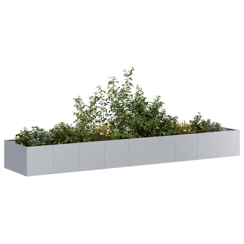 Load image into Gallery viewer, Vidaxl plantenbak 360x80x40 cm gegalvaniseerd staal
