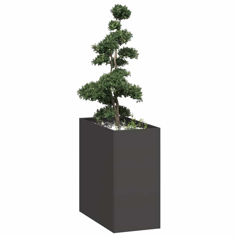 Load image into Gallery viewer, Vidaxl plantenbak 40x80x80 cm staal zwart
