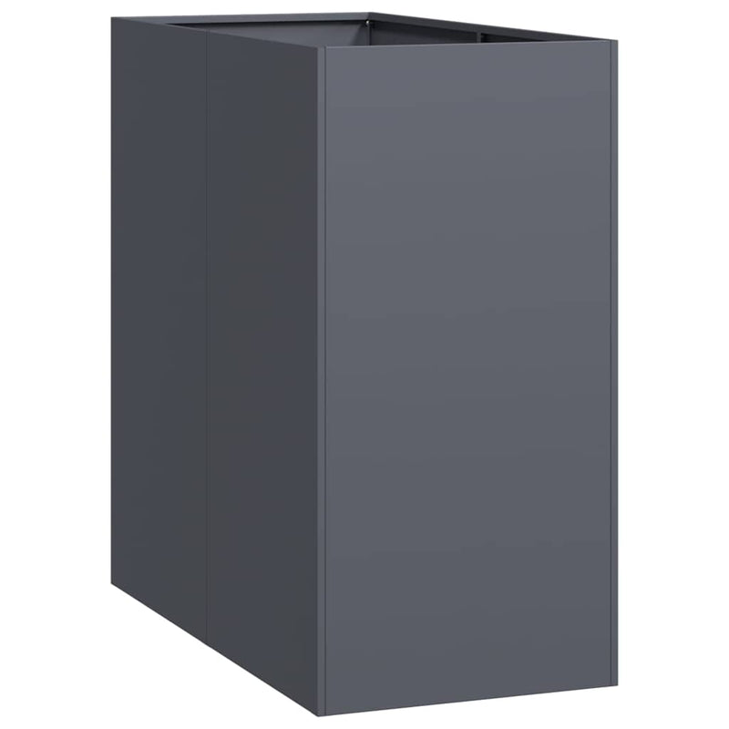 Load image into Gallery viewer, Vidaxl plantenbak 40x80x80 cm staal antracietkleurig
