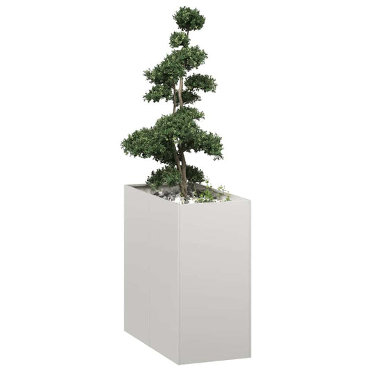 Vidaxl plantenbak 40x80x80 cm roestvrij staal