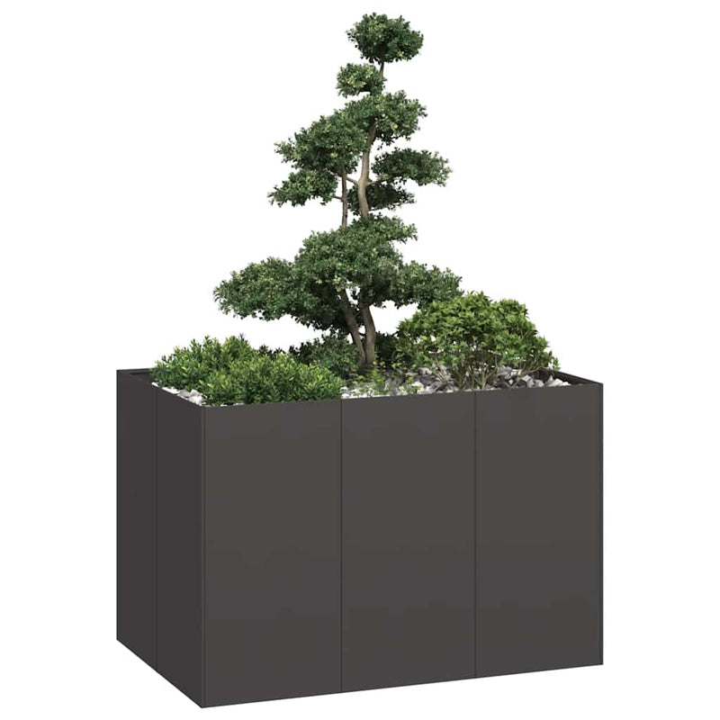 Load image into Gallery viewer, Vidaxl plantenbak 120x80x80 cm staal zwart

