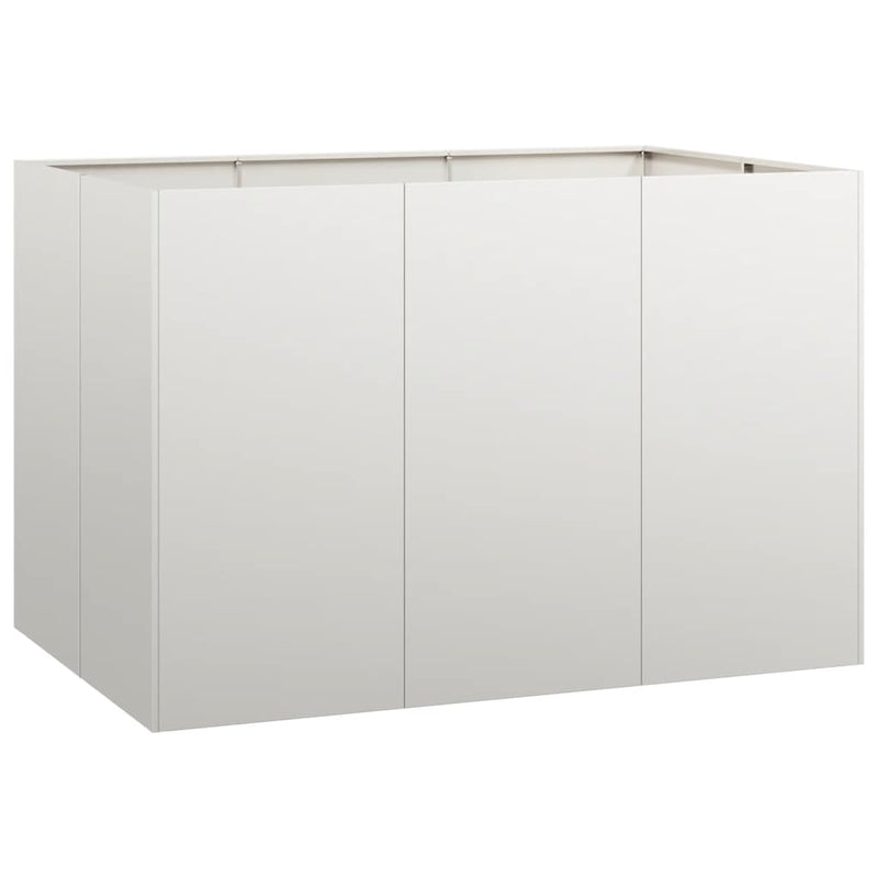 Load image into Gallery viewer, Vidaxl plantenbak 120x80x80 cm roestvrij staal
