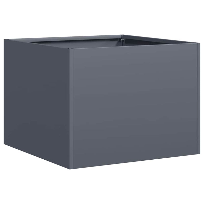 Load image into Gallery viewer, Vidaxl plantenbak 40x40x30 cm staal antracietkleurig
