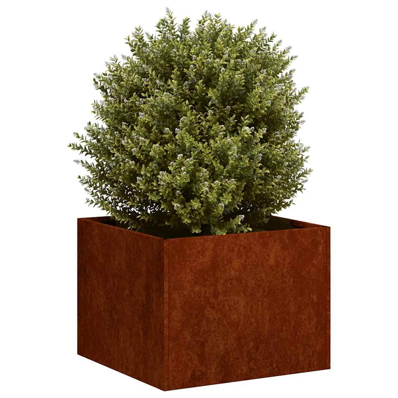 Load image into Gallery viewer, Vidaxl plantenbak roestig 40x40x30 cm weervast staal
