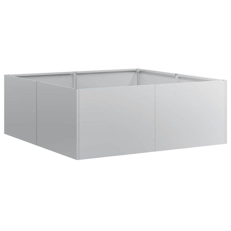 Load image into Gallery viewer, Vidaxl plantenbak 80x80x30 cm gegalvaniseerd staal
