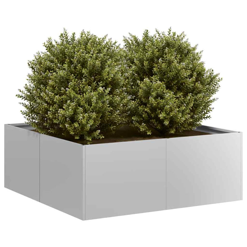 Load image into Gallery viewer, Vidaxl plantenbak 80x80x30 cm gegalvaniseerd staal
