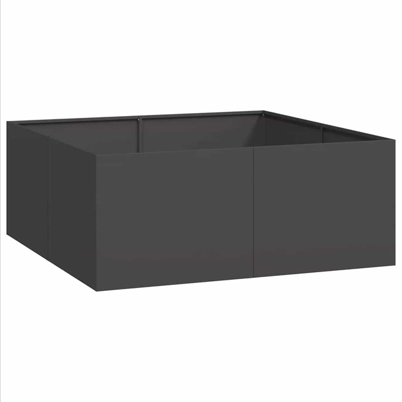 Load image into Gallery viewer, Vidaxl plantenbak 100x100x40 cm staal zwart
