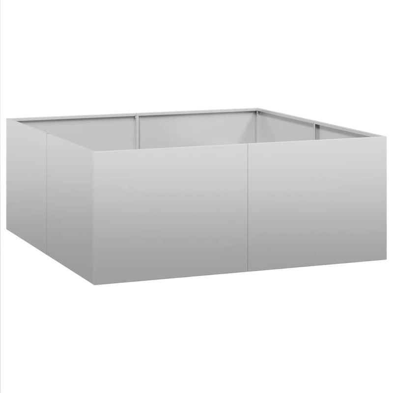 Load image into Gallery viewer, Vidaxl plantenbak 100x100x40 cm gegalvaniseerd staal
