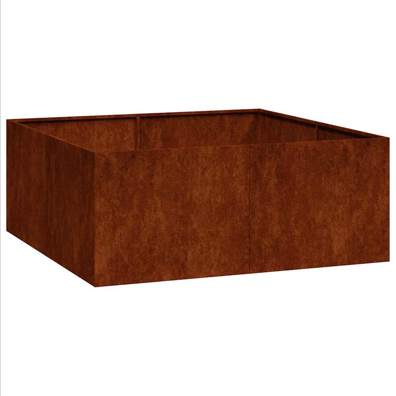 Load image into Gallery viewer, Vidaxl plantenbak roestig 100x100x40 cm weervast staal
