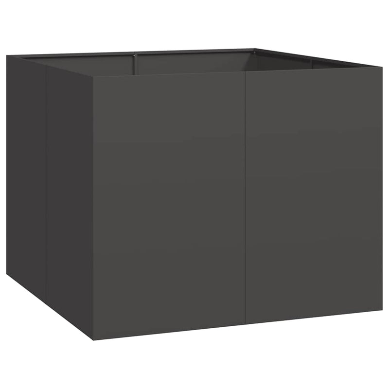 Load image into Gallery viewer, Vidaxl plantenbak 100x100x80 cm staal zwart
