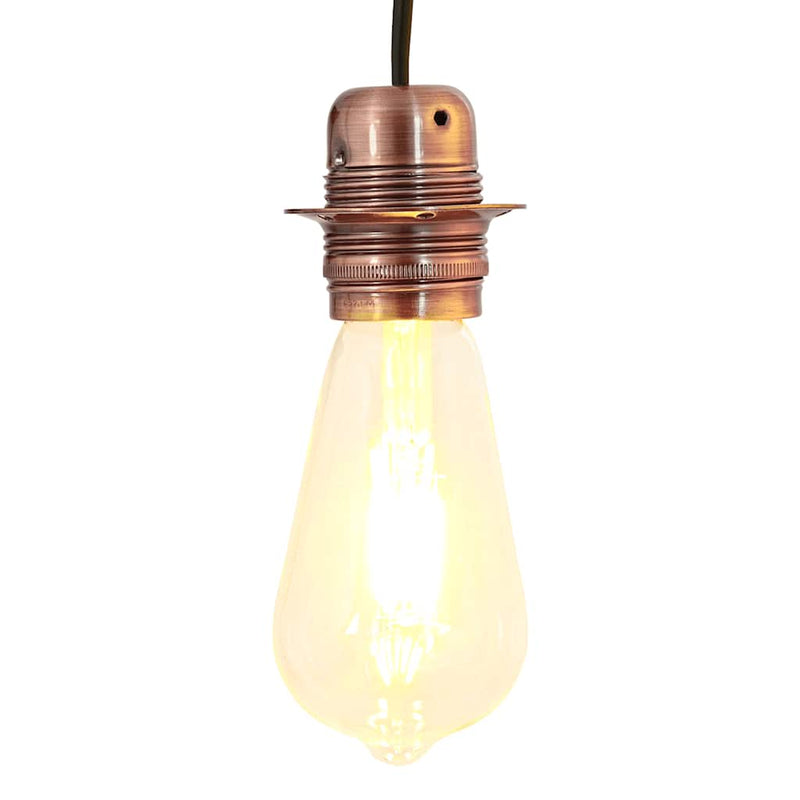 Load image into Gallery viewer, Vidaxl lamphouders 2 st rood brons e27
