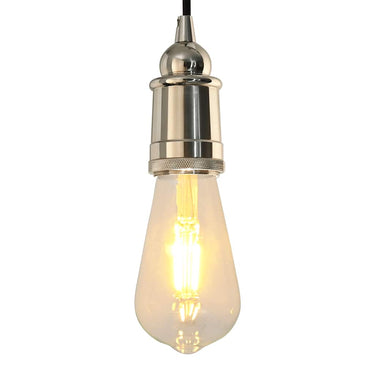 Vidaxl lamphouders 2 st nikkel satijn e27