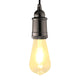 Vidaxl lamphouders 2 st glanzend zwart e27