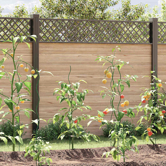 Vidaxl plantondersteuning 50 pcs groen 110 x 0.6 x 0.6 cm staal